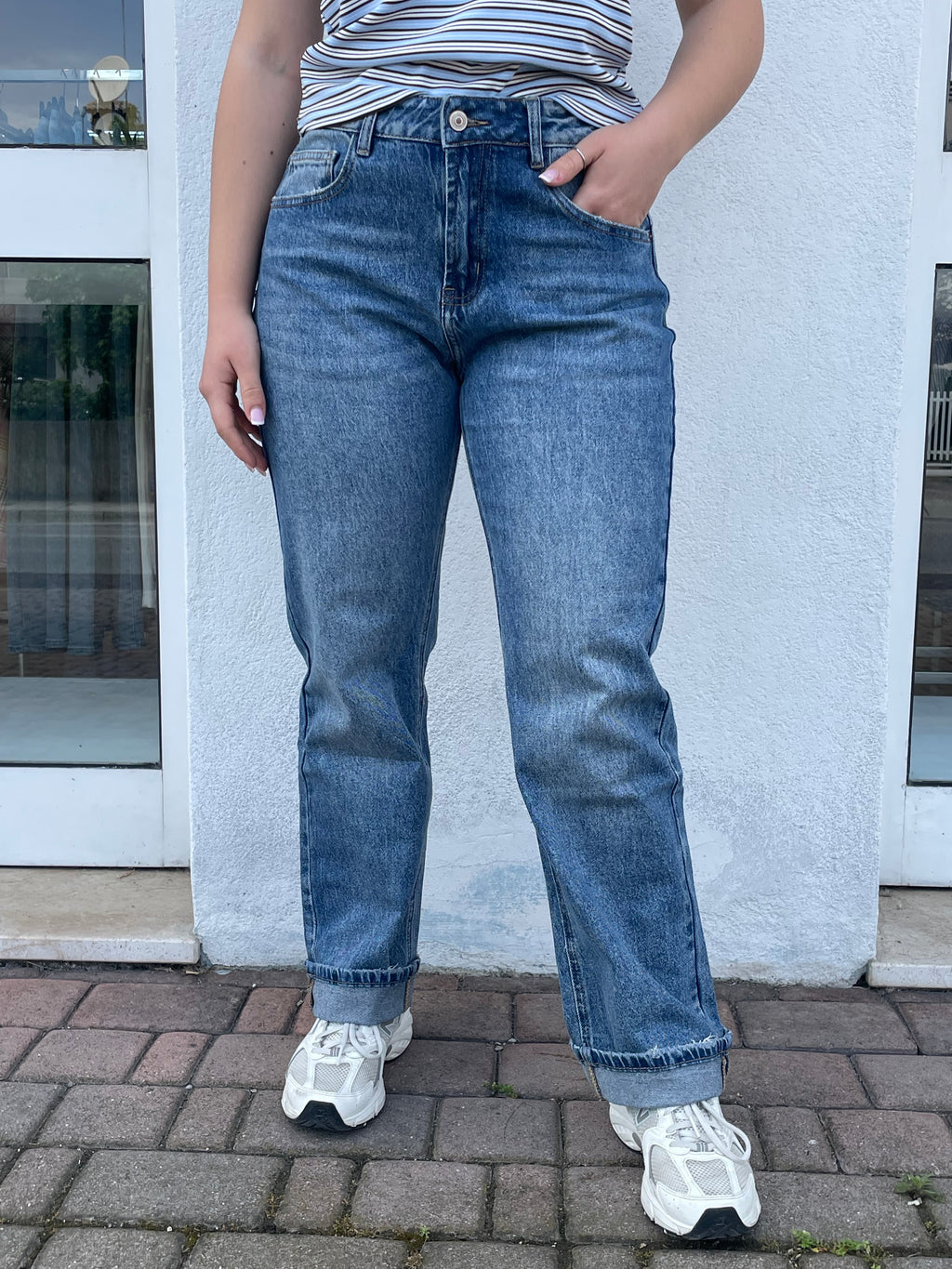 Jeans Straight Ankle