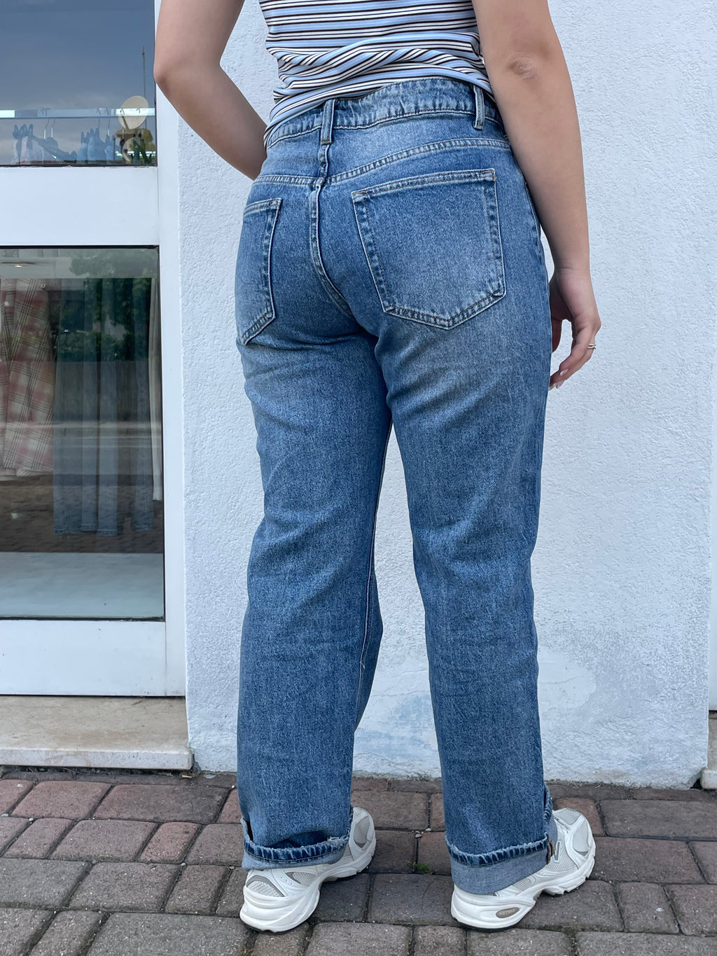 Jeans Straight Ankle