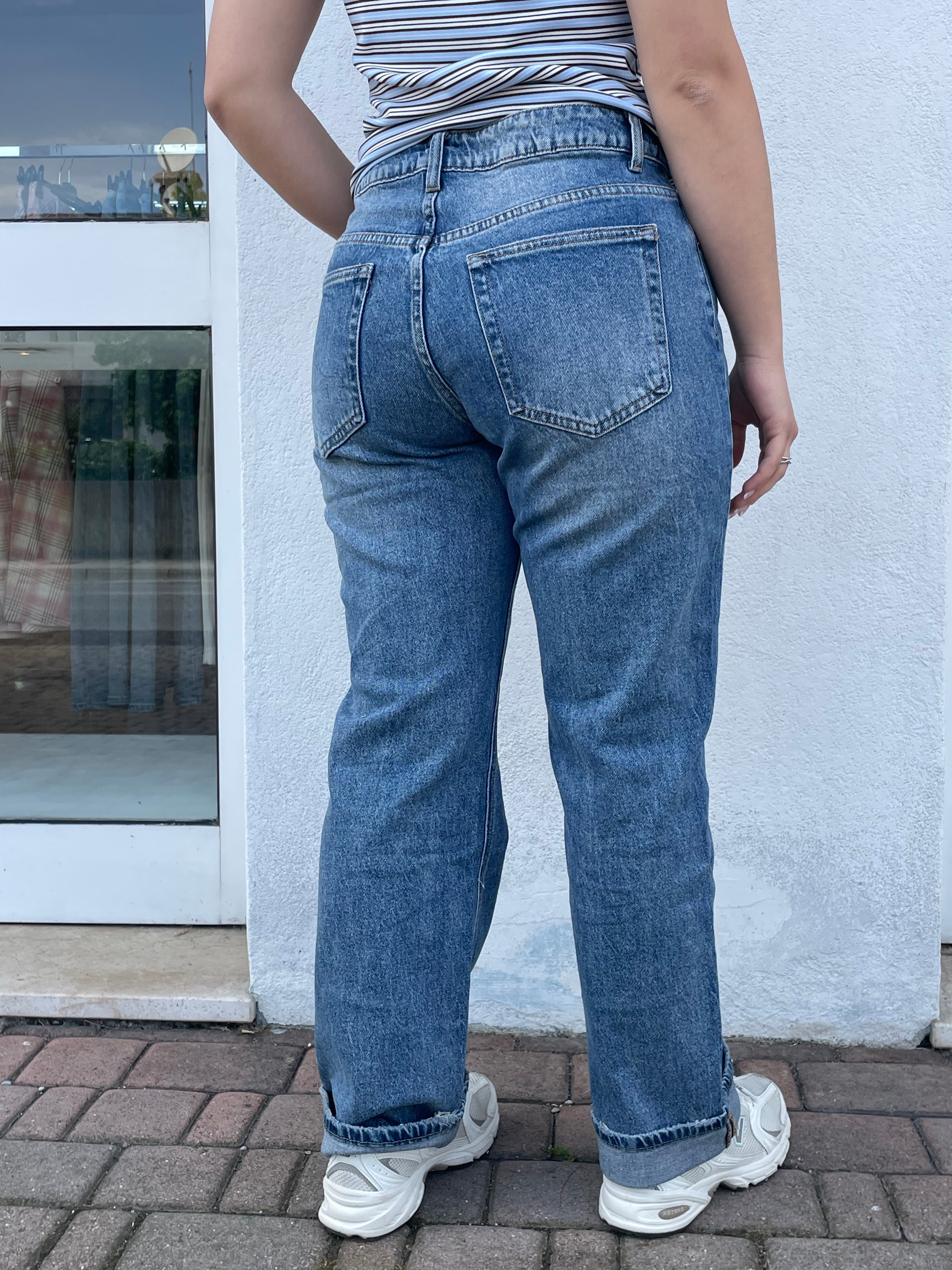 Jeans Straight Ankle