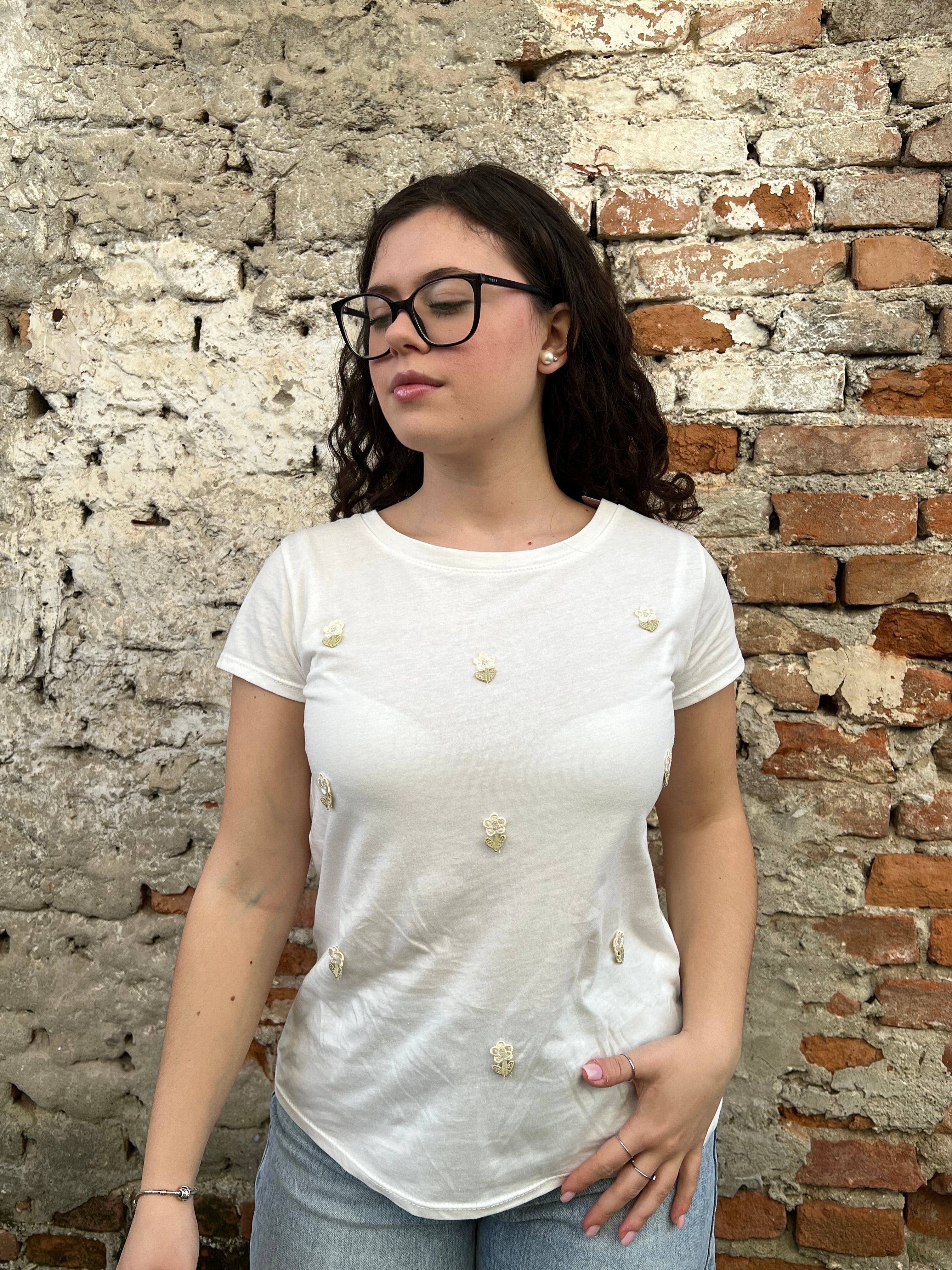 T-shirt fiorellini