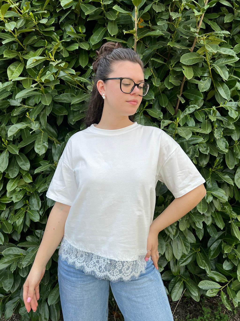 T-shirt Rosalia pizzo