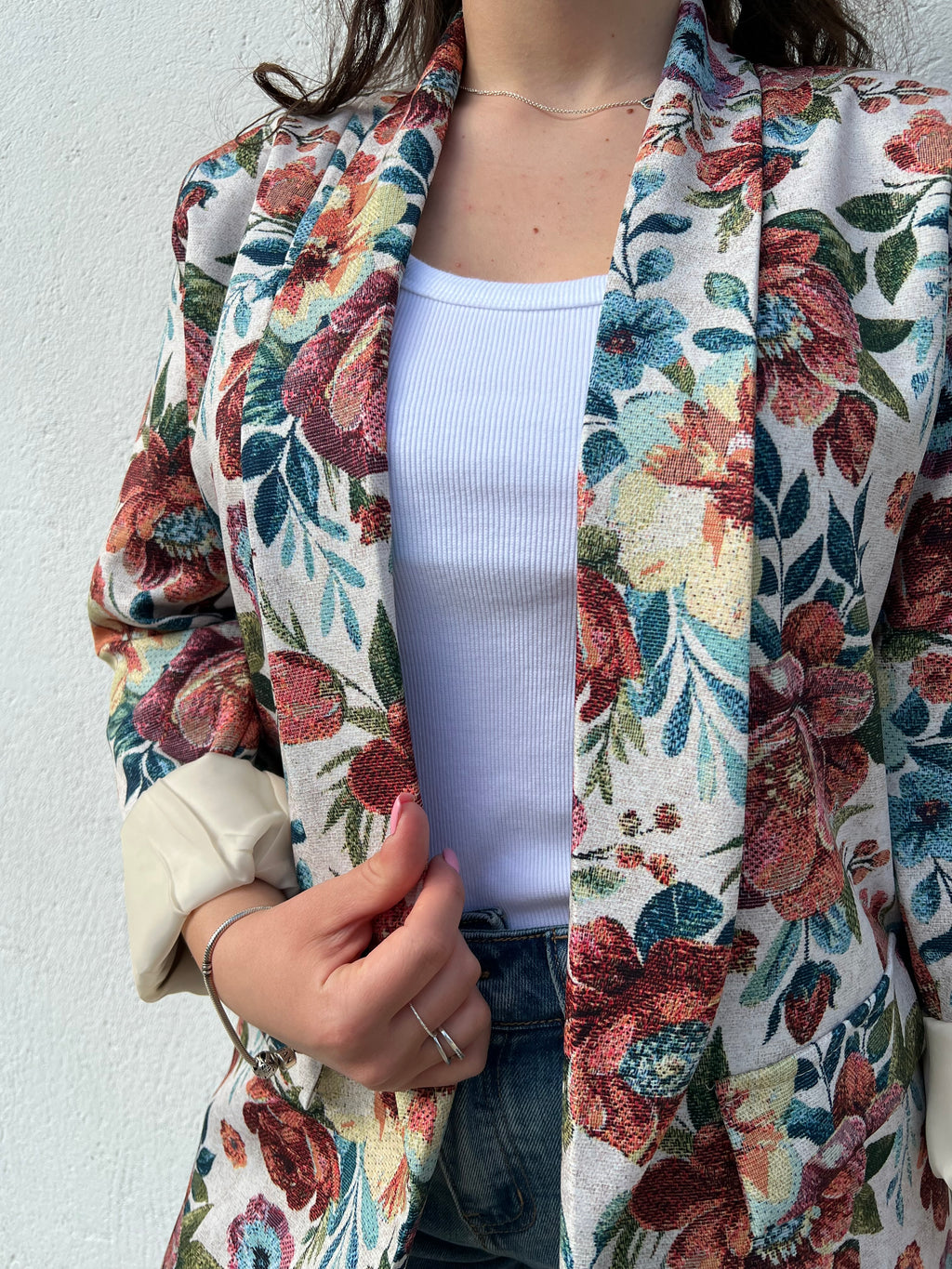 Blazer floreale